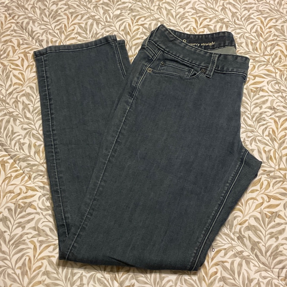 Ann Taylor Curvy Straight Jeans